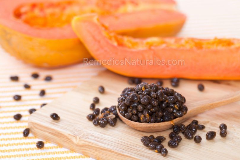 semillas de papaya para el higado graso